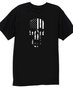 Skull Flag American T Shirt