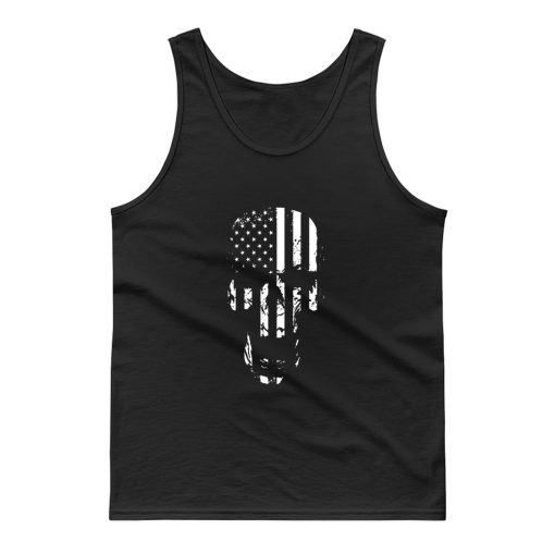 Skull Flag American Tank Top