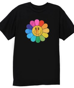 Smiley Sun Flowers Colourful T Shirt