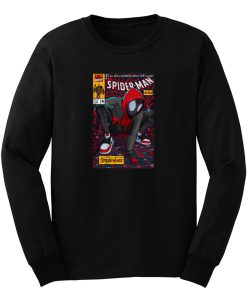 Spiderman portrait spiderverse Long Sleeve