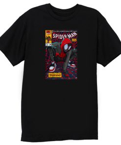 Spiderman portrait spiderverse T Shirt