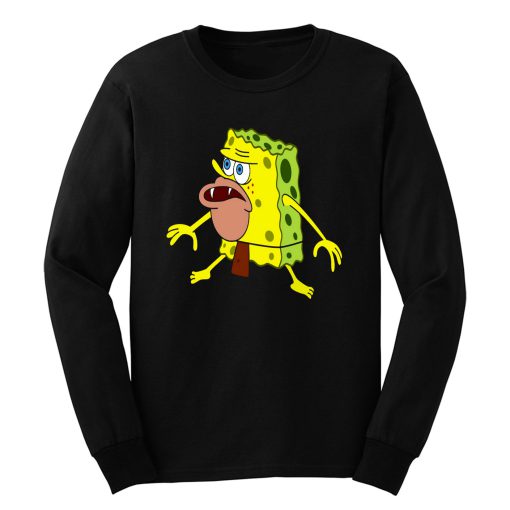 Spongeboob Funny Jurasic Time Long Sleeve