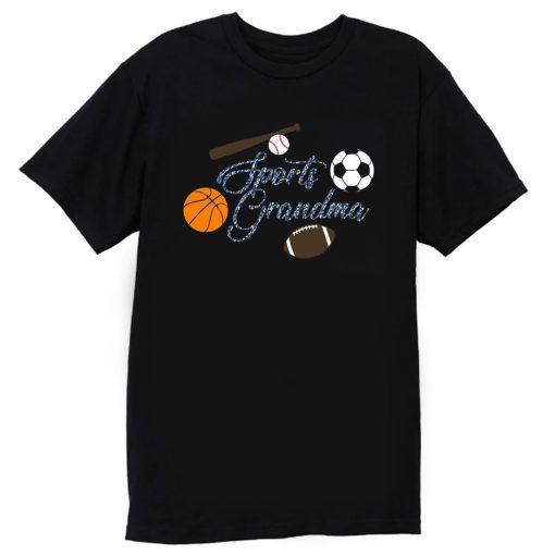 Sports Grandma Baseball Basketball Football Lover T Shirt