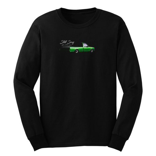 Still Sexy Green Mini Truck Retro Long Sleeve