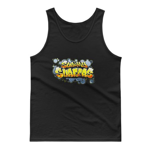 Subway Surfers Logo Game Retro Gaming Tank Top