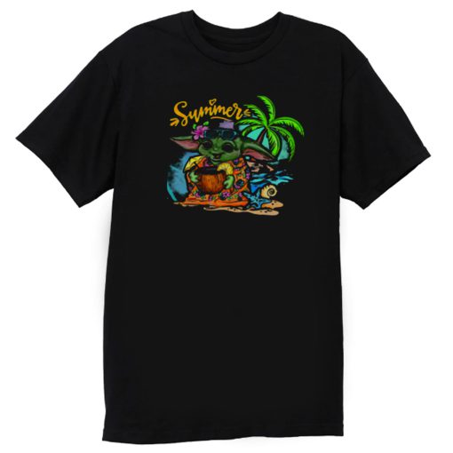 Summer Beach Yoda T Shirt
