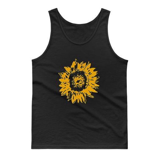 Summer Sunflower Tank Top