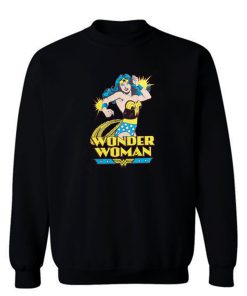 Super Hero Girl Retro Wonder Woman Sweatshirt