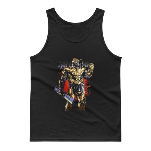 Superhero The Mad Titan Thanos Tank Top