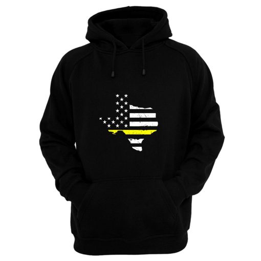 Texas 911 Dispatcher American Flag Hoodie