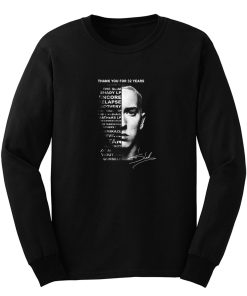 Thank You For 32 Years Eminem Rap Music Rapper Long Sleeve
