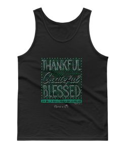 Thankful Grateful Blessed Tank Top