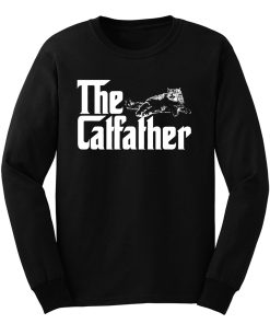 The Catfather Funny Cat Lover Long Sleeve