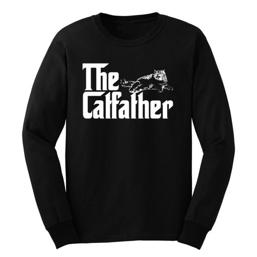 The Catfather Funny Cat Lover Long Sleeve