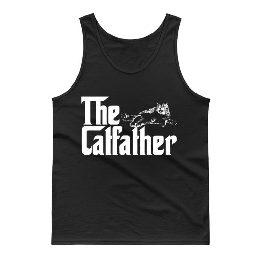The Catfather Funny Cat Lover Tank Top