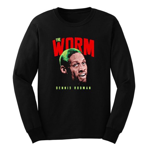 The Worm Dennis Rodman Chicago Basketball Long Sleeve