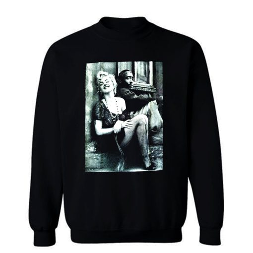 Tupac And Marilyn Monroe Couple Sweatshirt