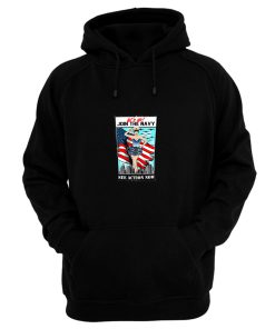 USA Navy pinup sexy lets go join Hoodie