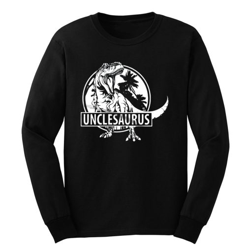 Unclesaurus Dinosaur Uncle Funny Long Sleeve