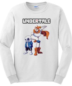 Undertale Sans And Papyrus Skeleton Brother Video Game Long Sleeve