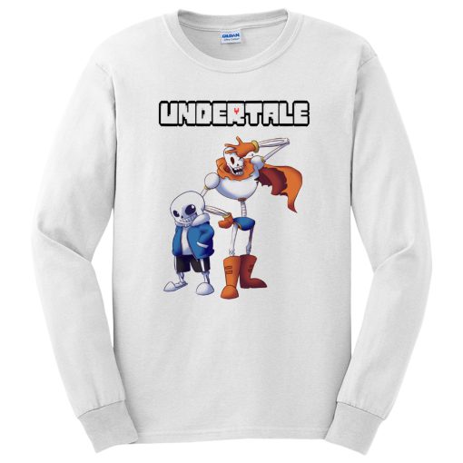 Undertale Sans And Papyrus Skeleton Brother Video Game Long Sleeve