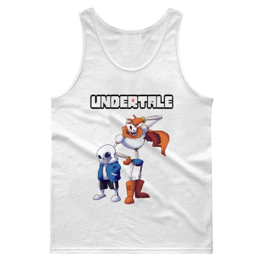 Undertale Sans And Papyrus Skeleton Brother Video Game Tank Top