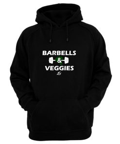 Vegan Barbells And Veggies Hoodie