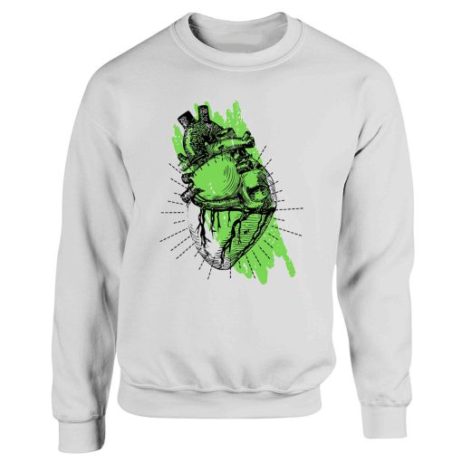 Vegan Green Heart Sweatshirt