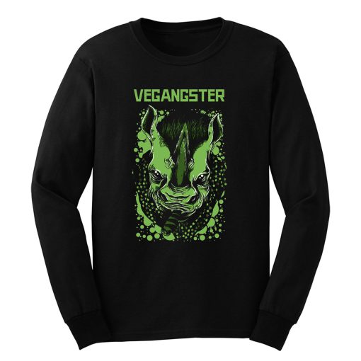 Vegangster Rhino Weed Beware Long Sleeve