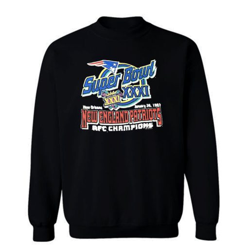 Vintage 1997 Super Bowl New England Sweatshirt