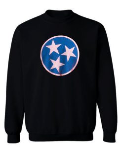 Vintage Distressed Effect Tennesseean Sweatshirt