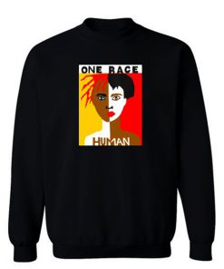 Vintage One Race Human Race Sweatshirt
