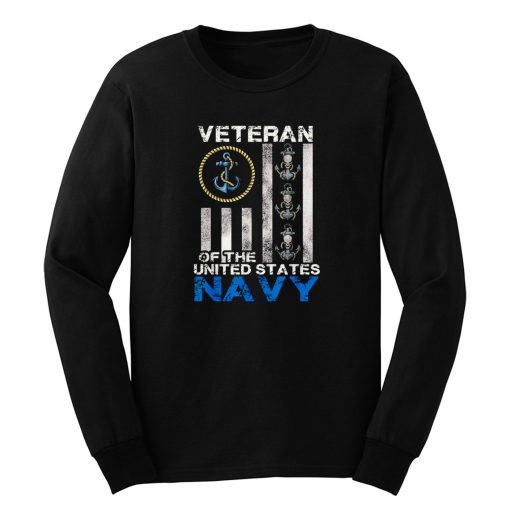 Vintage Veteran US Navy Long Sleeve