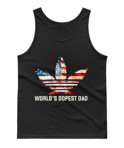 Weed Worlds Dopest Dad American Tank Top