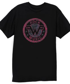 Weezer Logo Retro Rock Music T Shirt
