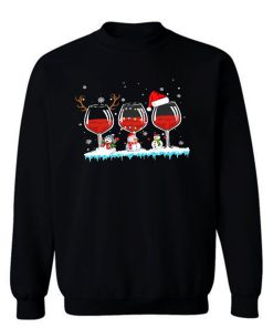 Wine Christmas Funny Sweatshirt