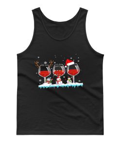 Wine Christmas Funny Tank Top