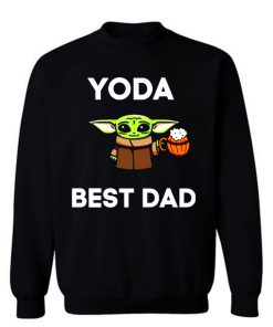 Yoda Best Dad Baby Yoda Take A Beer Funny Star Wars Parody Sweatshirt