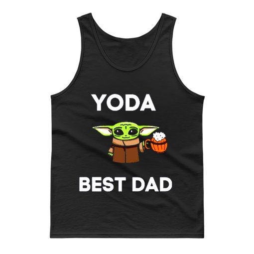 Yoda Best Dad Baby Yoda Take A Beer Funny Star Wars Parody Tank Top