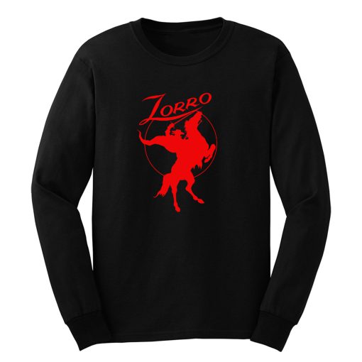 Zorro Red Horse Movie Character Long Sleeve