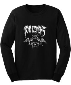 100 Demons Hardcore Punk Band Long Sleeve