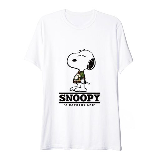 A Bathing Ape Snoopy T Shirt