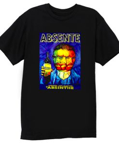 Absente Vintage Absinthe Liquor Advertisement with Van Gogh T Shirt