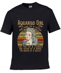 Aquarius Zodiac T Shirt