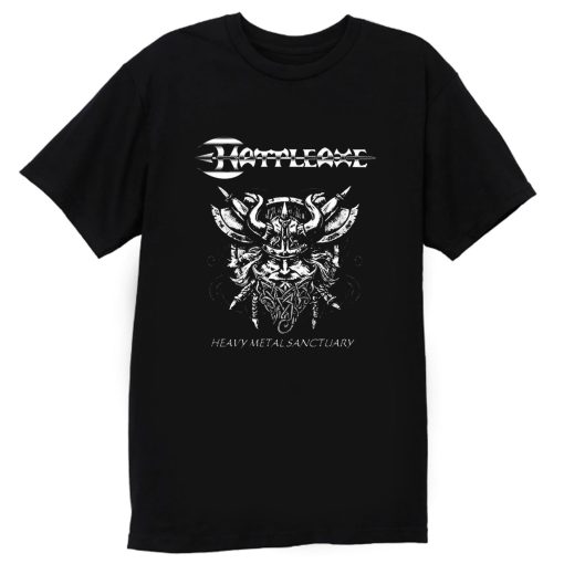 BATTLEAXE Heavy Metal Sanctuary T Shirt