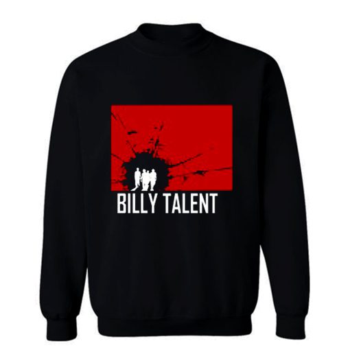 BILLY TALENT Red Square Punk Rock Band Sweatshirt