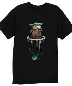 Baby Yoda And Master Yoda Reflection T Shirt