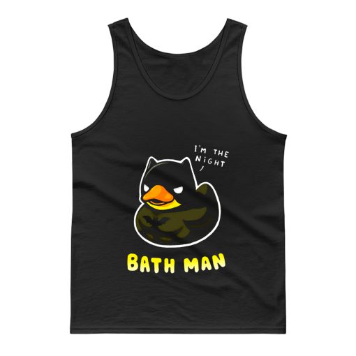 Bath man Funny Bath Duck Tank Top