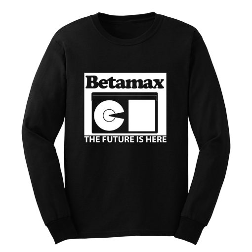 Betamax Retro Classic 1970s Long Sleeve