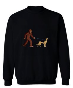 Bigfoot Walking German Shepherd Sweatshirt